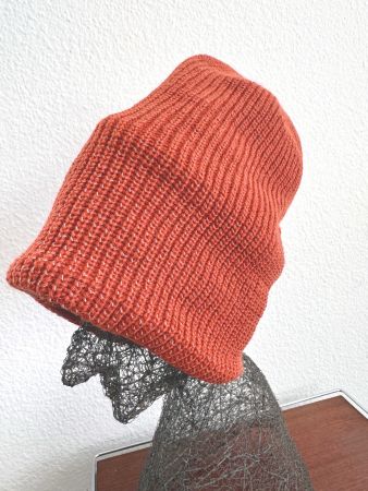 Warme Winter Mütze / Beanie Rot Rostrot **NEU**