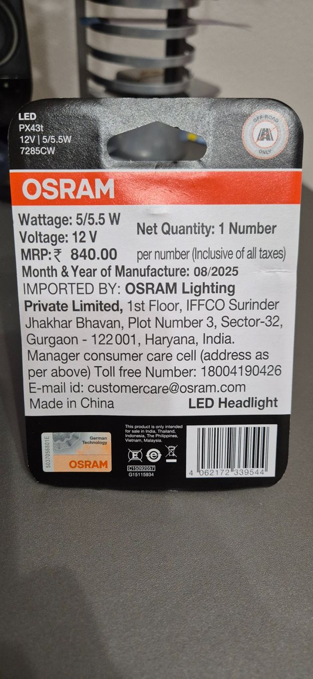 Osram Lampen: H4 LED HS1 OSRAM – Neu und originalverpackt aus Kriens von migu_88 1
