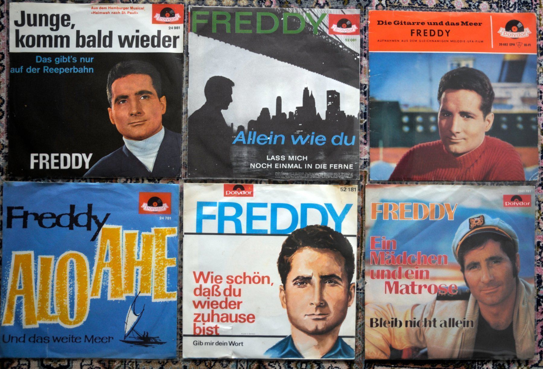 Dischi in vinile: FREDDY QUINN POLYDOR 28 SINGLES SAMMLUNG – Usato da Unterseen venduto da vinylmore 2