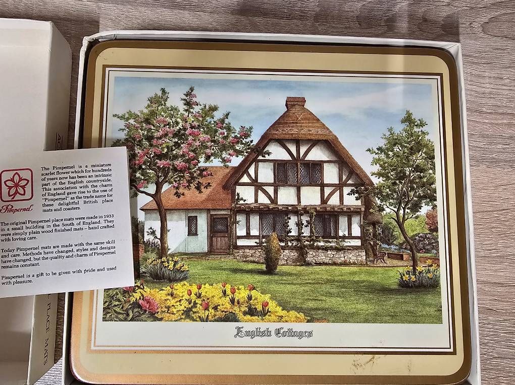 Sottobicchieri: Pimpernel English Cottages – Nuovo (secondo la descrizione) da Aeschi b. Spiez venduto da bestraub 1