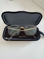 Gucci Sonnenbrille transparent mit Etui