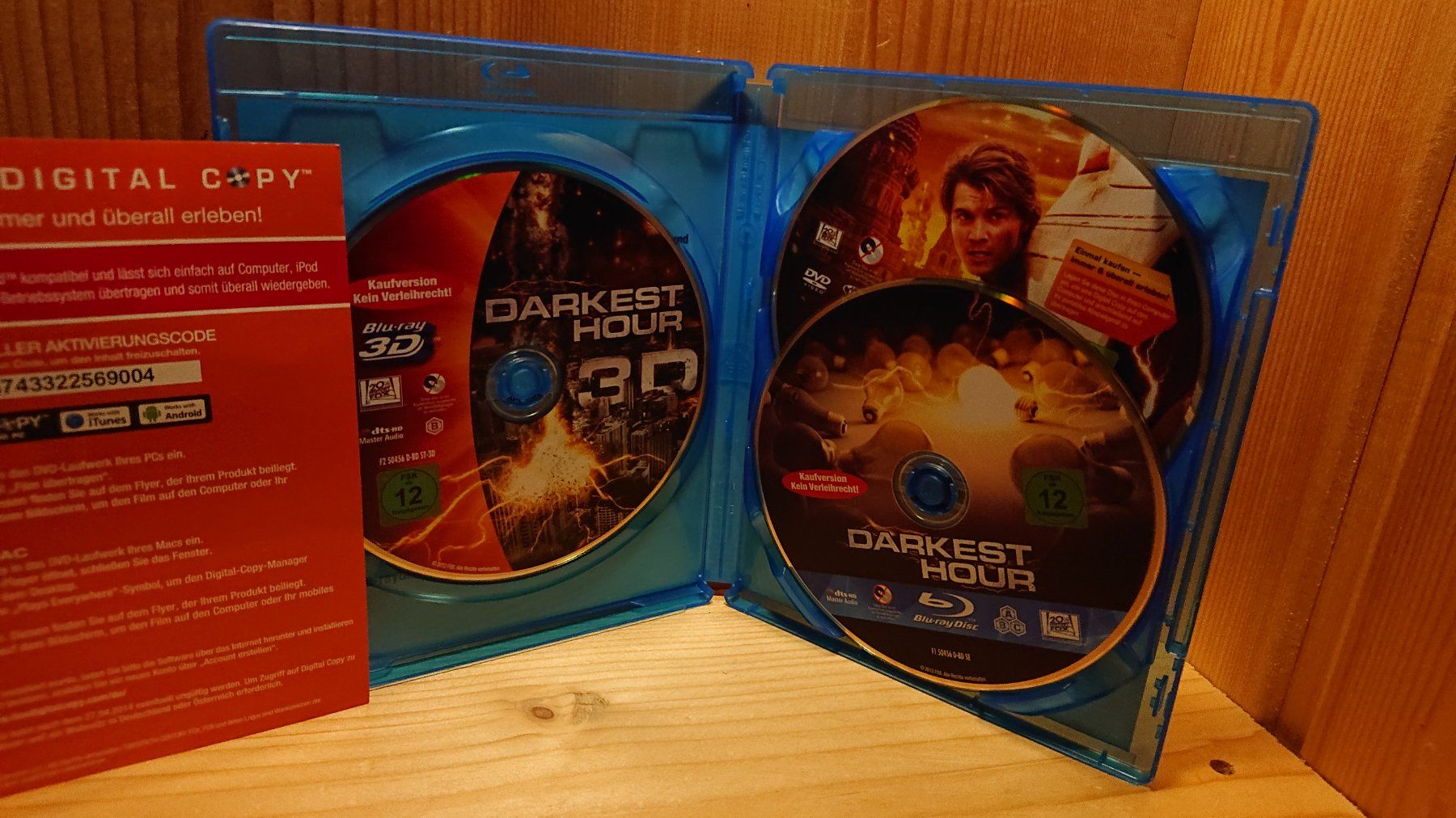 Tutti i DVDs: DARKEST HOUR in 3D und 2D Blu-Ray – Usato da Wilderswil venduto da Exebub 2