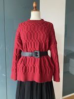 Pullover Damen 1size Rot
