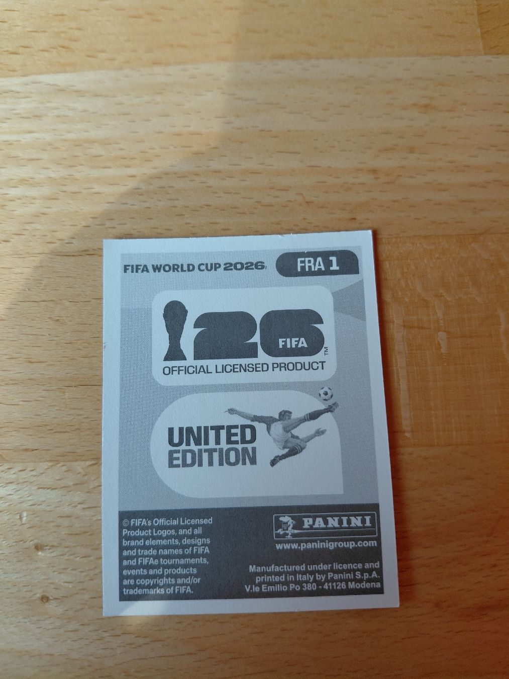 Panini Alben: Panini 2026 FRA 1 – Neu (gemäss Beschreibung) aus Ovronnaz von Ma-94-hey 1