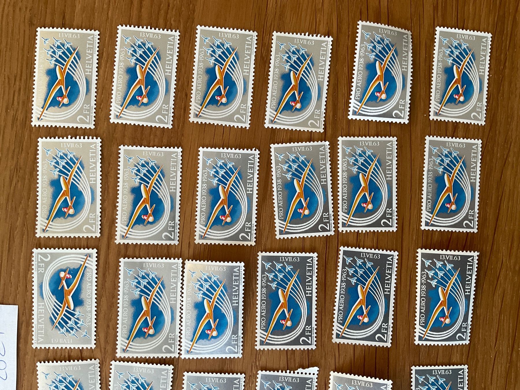 Alle Briefmarken: 72Fr Flugpost Frankaturware postfrisch ungestempelt Neu – Neu (gemäss Beschreibung) aus Wil SG von Chefsugus 2