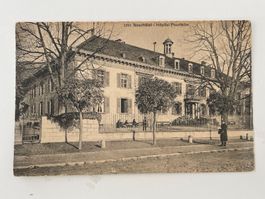 Alte Ansichtskarte: Hôpital Pourtalès, Neuchâtel, ca 1930