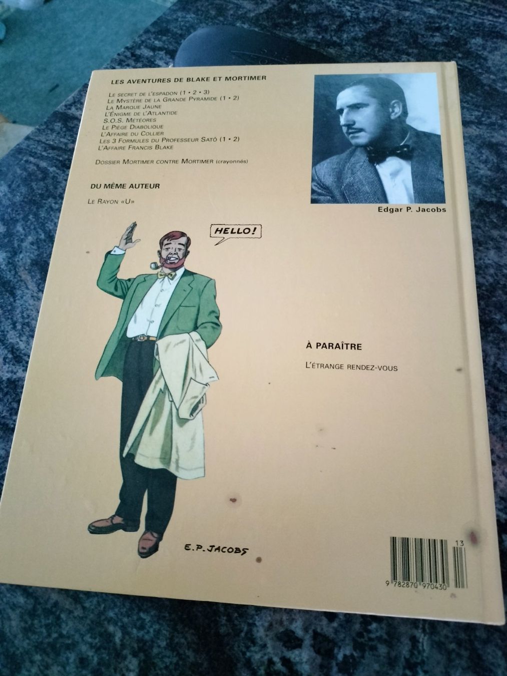 Comics: Blake Et Mortimer "L'Affaire Francis Blake" EO 1996 – Gebraucht aus Cortaillod von rozinna 1