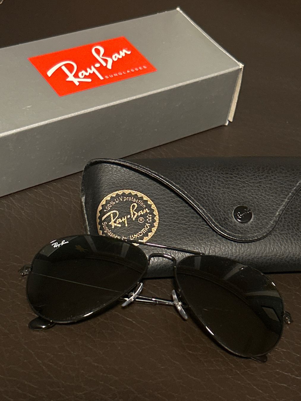 Ray-Ban Brillen & Gläser: Ray-Ban Aviator Large Metall Black – Neu (gemäss Beschreibung) aus Neftenbach von yuk2026