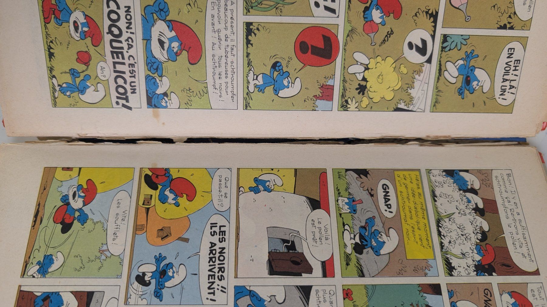 Fumetti: Antiker "Schlümpfe" Comic: Les Schtroumpfs Noirs, 1965 – Usato da Zürich venduto da 1.Simon 3