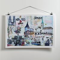Zürich Urban Pop Art Kunst Münster Niederdorf Modern Bammert