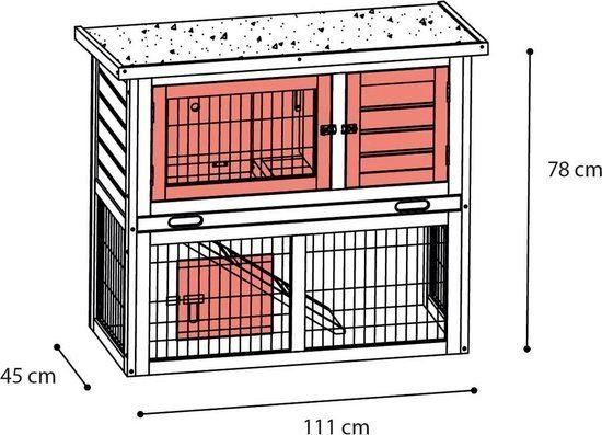 Cages, transport & sécurité: FLAMINGO Kaninchenstall Loft Urban – Neuf avec emballage d'origine à Bottighofen par zaap 1