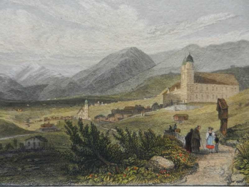 Stiche: Disentis Kloster koloriert – Gebraucht aus Risch von Rischli15 1