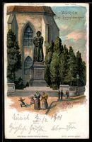 Lithographie Zürich, Das Zwinglidenkmal