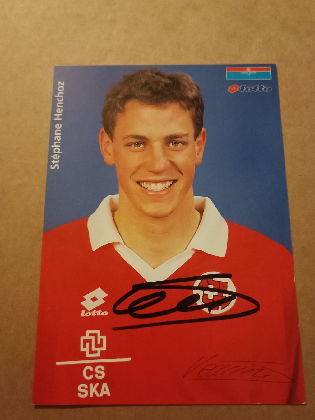 Autographes: Stephane Henchoz - handsignierte SFV Autogrammkarte – D'occasion à Menziken par Artographs