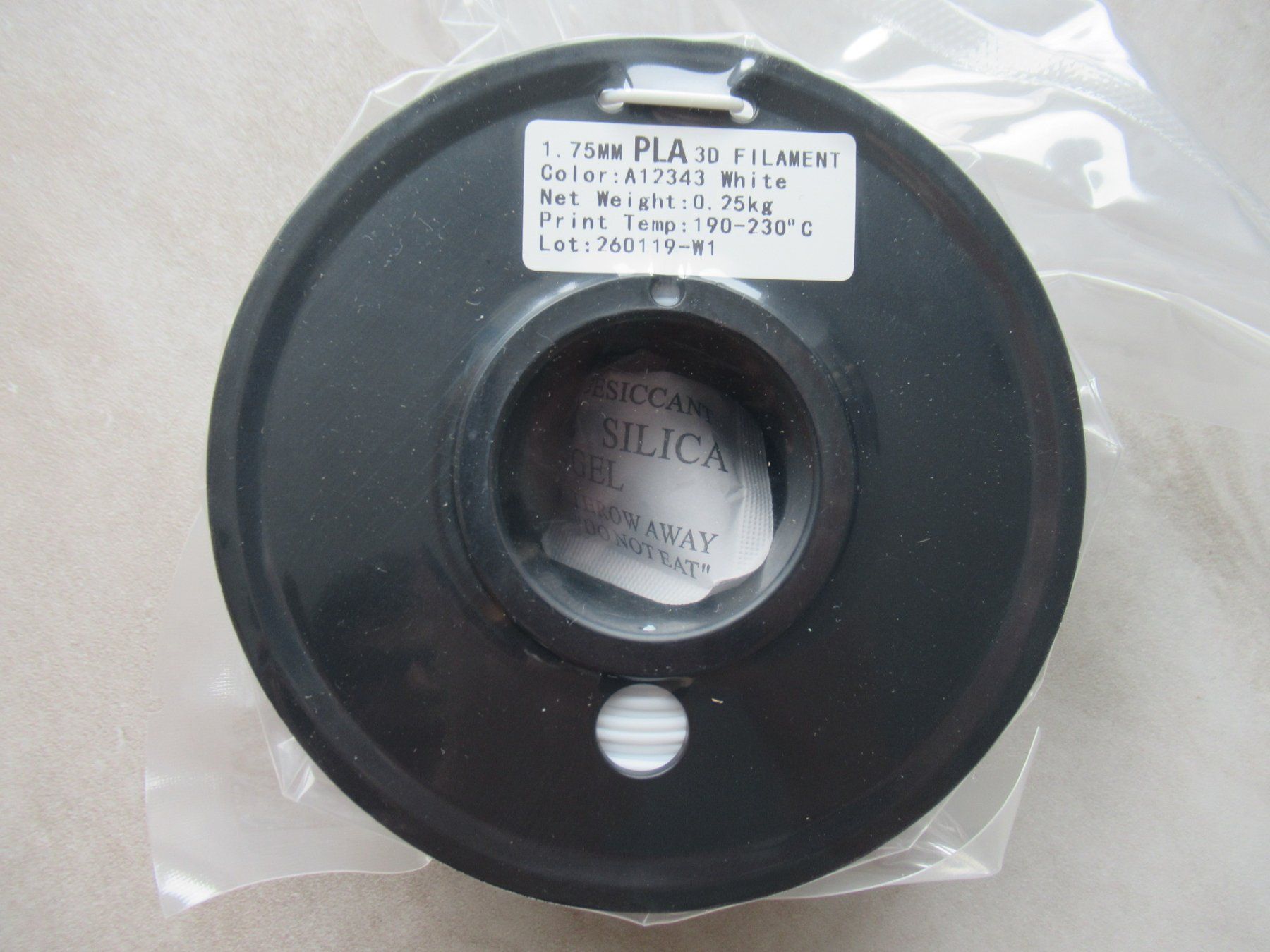 Stampanti 3D: 3D Filament, PLA, Weiss, 0.25kg – Nuovo e nell'imballaggio originale da Schwerzenbach venduto da Lordiman 2
