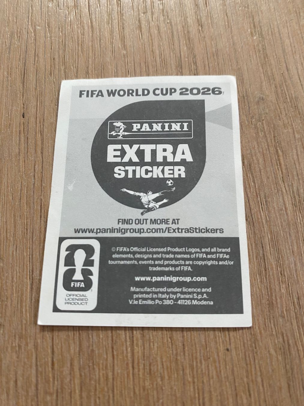 Panini Carte collezionabili: Lionel Messi Extra Sticker Panini 2026 Bronze – Usato da Arlesheim venduto da sandysworld 1