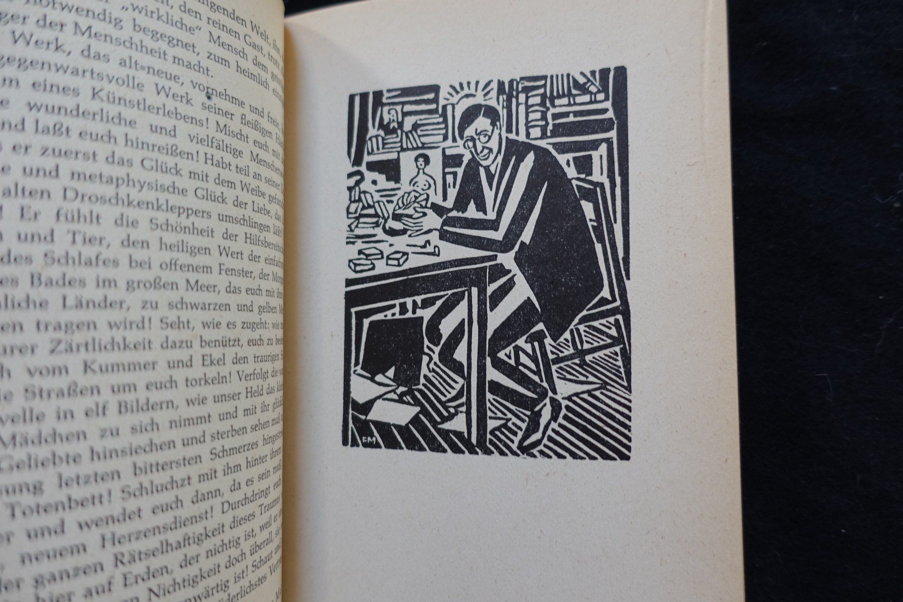 Libri: Frans Masereel: Mein Stundenbuch. Einleitung: Thomas Mann – Usato da Gutenswil venduto da Optico 4