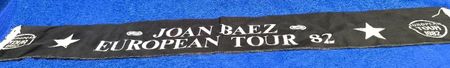Joan Baez Schal - Seltenes Sammlerstück von 1982!