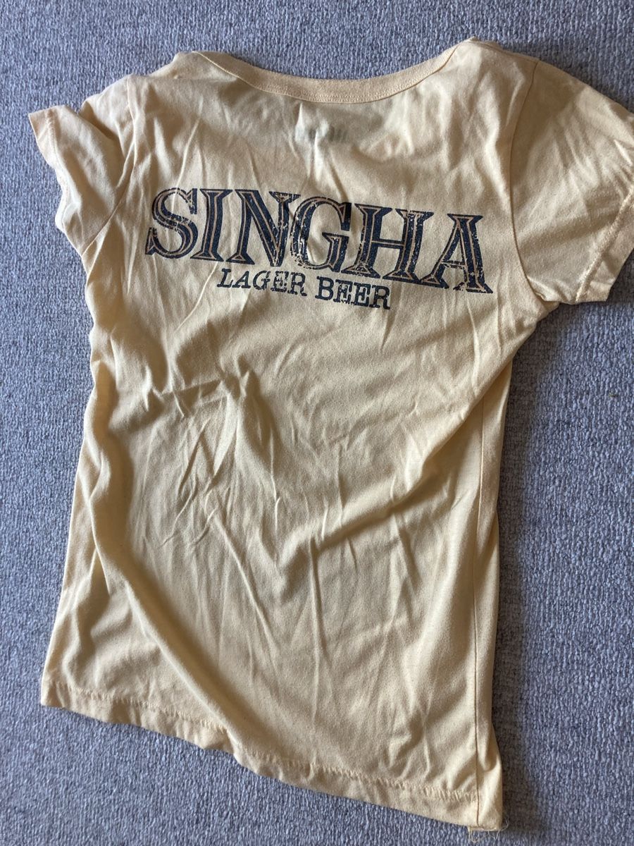 T-Shirts: T-Shirt Singha Beer gelb – Gebraucht aus Gachnang von elvira007 1