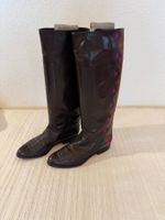 Brauner Lederstiefel von Donna Carolina