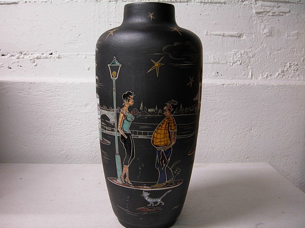Vase & Récipients: Designer Prunkvase um 1955-H.Welling – D'occasion à Luzern par Lucernauno 1
