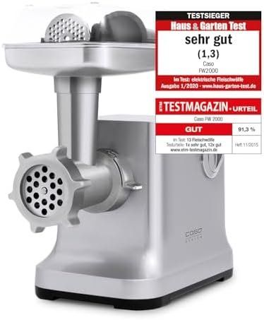 Küchengeräte: FW2000 Elektrischer Fleischwolf Testsieg Testsieger Haus – Neu und originalverpackt aus Hundwil von pak_b5sl 1