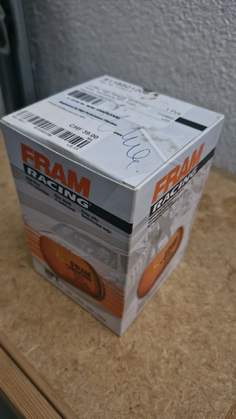 Toutes les pièces auto: Racing Ölfilter Fram HP1 – Neuf avec emballage d'origine à Birr par Marco.b04