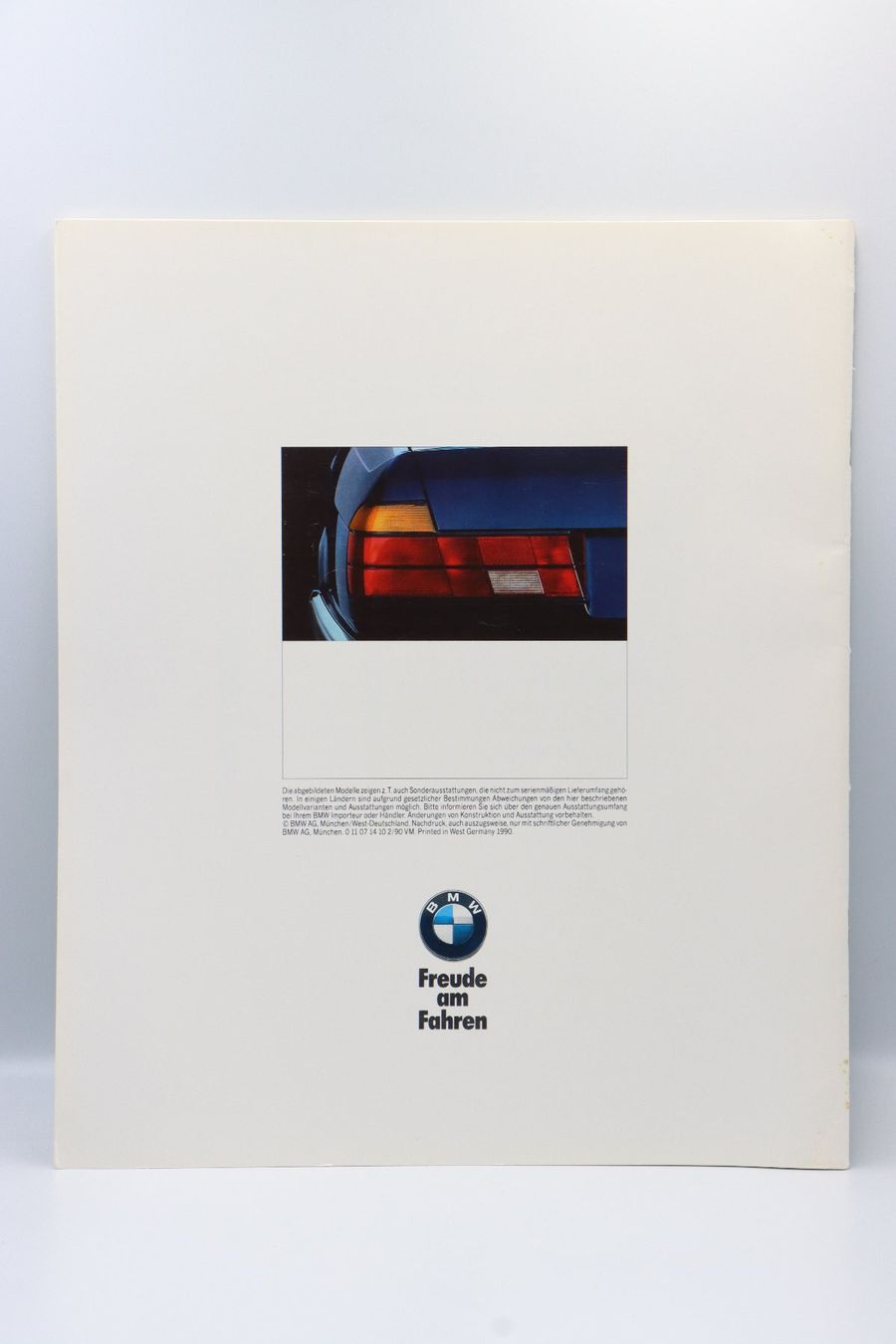 BMW Documenti: BMW 750i / 750iL 1990 Prospekt – Usato da Bühl b.Aarberg venduto da Collectorpassions 1