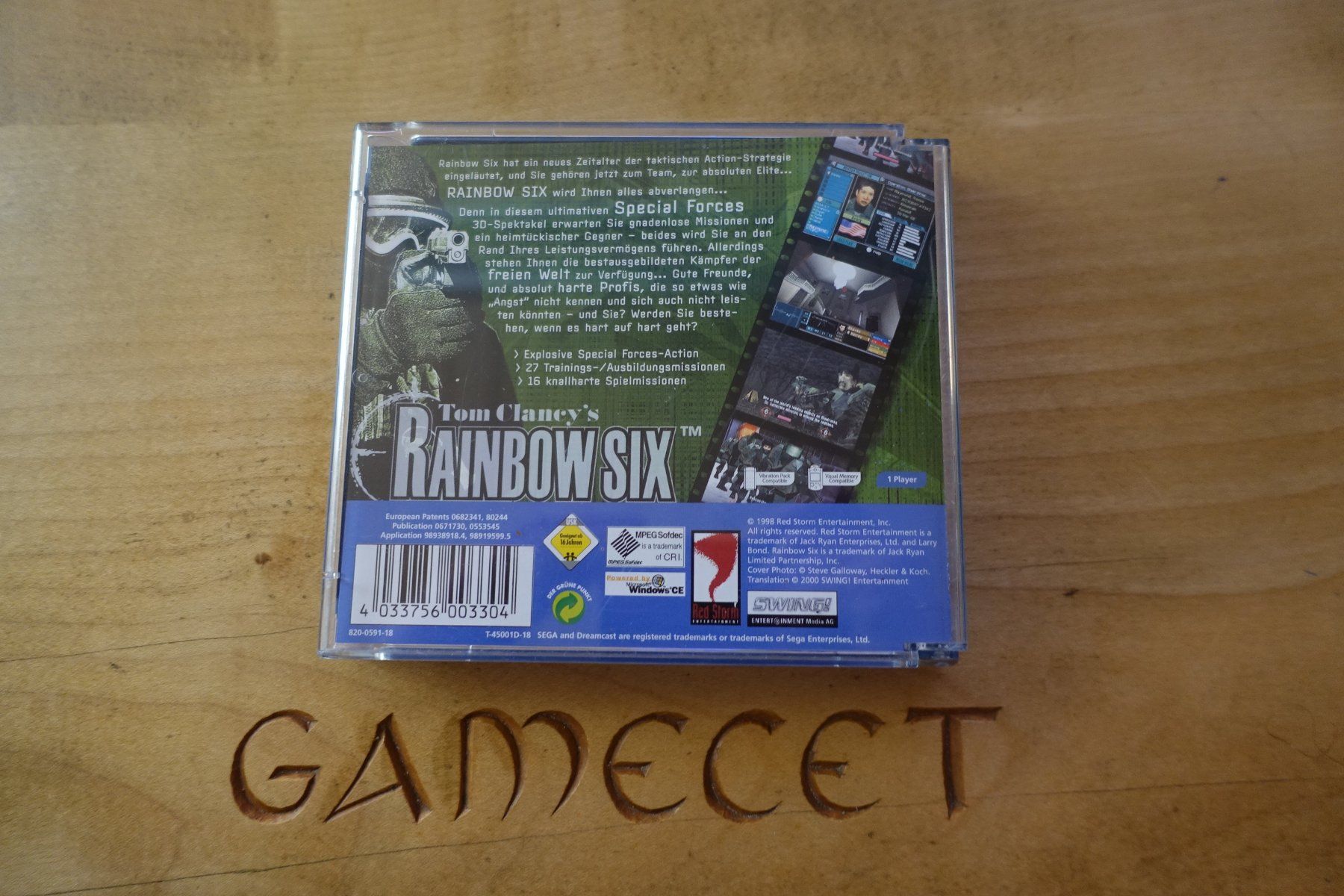 Sega Giochi: Tom Clancy's Rainbow Six – Usato da Steinach venduto da Gamecet 3