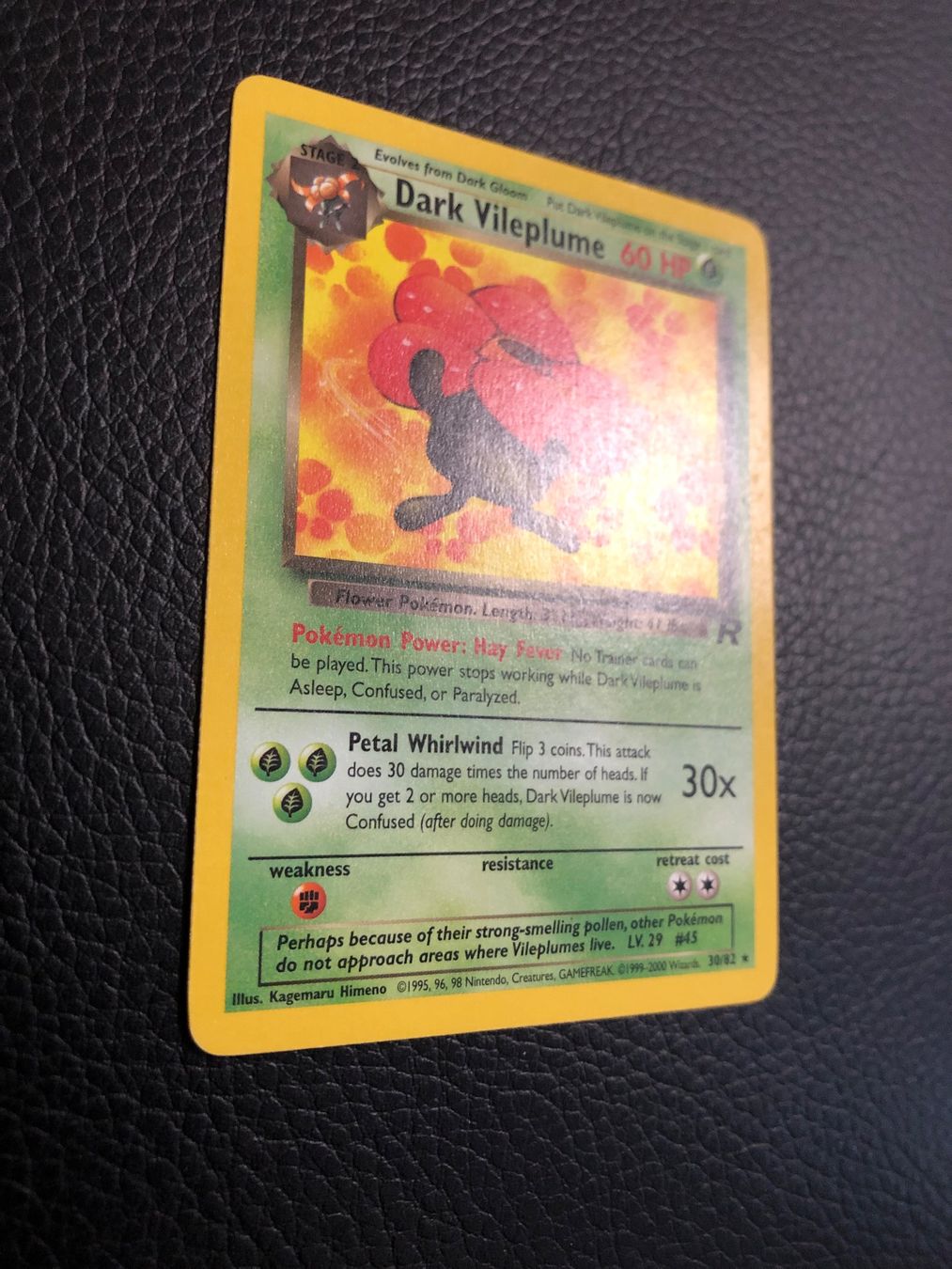 Pokémon Carte collezionabili: Team Rocket Dark Vileplume rare 30/82 Ab 1 – Usato da Paradiso venduto da Pkmn10 1