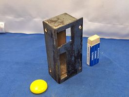 1 antiker Tür Schloss Schliesskasten, Eisen (LOT1850#TBS1)