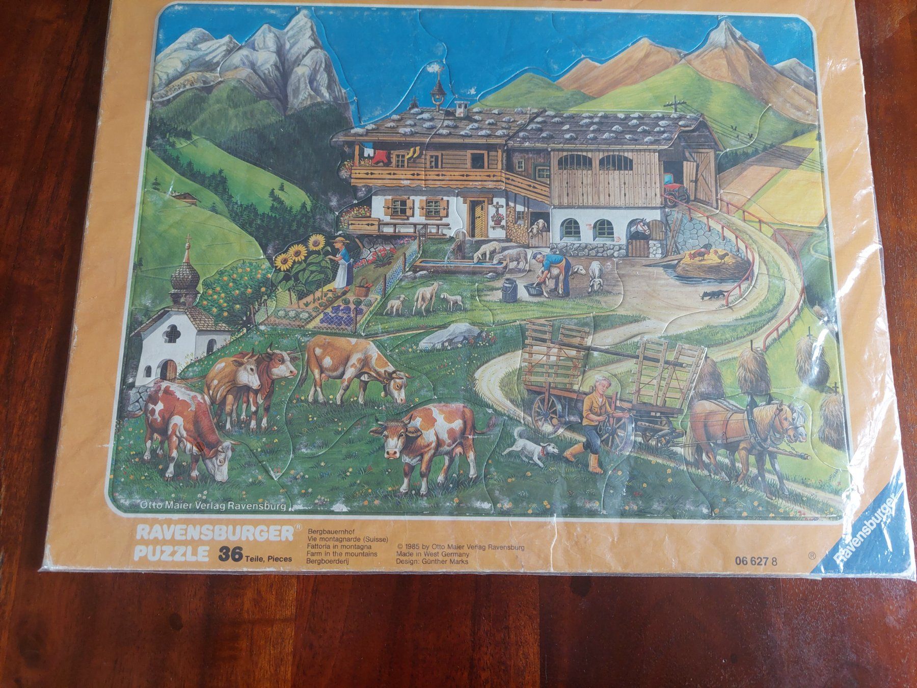 Ravensburger Puzzle: Ravensburger Puzzle 36 Teile Bergbauernhof – Usato da Beckenried venduto da Havacola 6