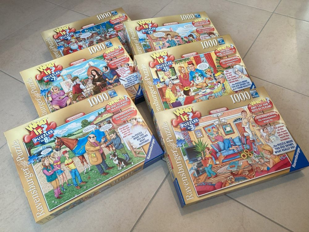 6 ravensburger puzzles der what if serie 1000 teilig kaufen auf
