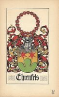 Wappen Ehrenfels Basel Wappenbuch Carl Roschet Heraldik