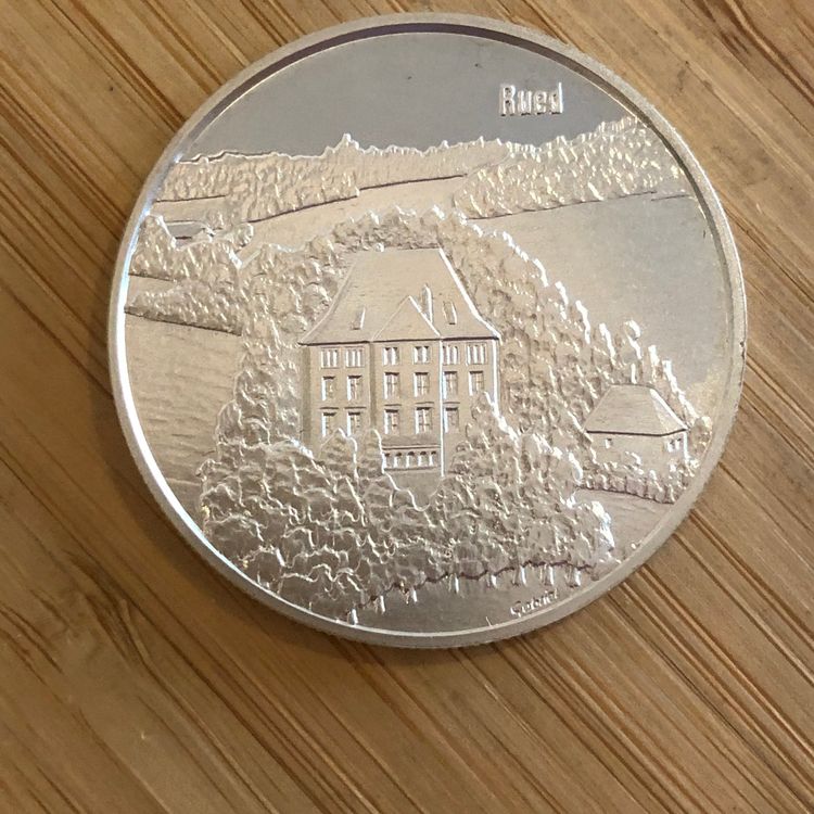 Großbritannien 1 Schilling Münze Von 1787 – Versilbert, Sammlerstück Im Unzirkulierten Zustand