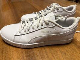 Puma Sneaker, Weiss, Gr. 39, neuwertig