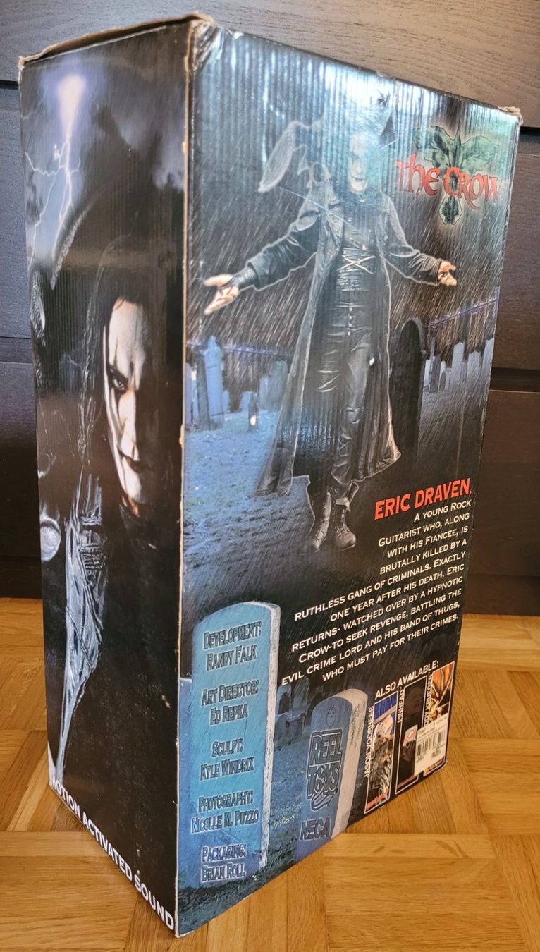 Neca Statuette: THE CROW Eric Draven 18" Figur NECA 2004 RARE NEU & OVP – Nuovo e nell'imballaggio originale da Arbon venduto da Wizle 3