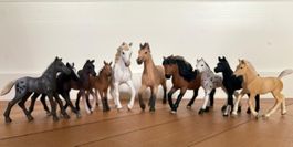 Schleich Pferdefiguren Set von 10 Stück