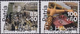 2020, B341-B342 +Ersttags-Halbmond-Stempel BERN, sauber.