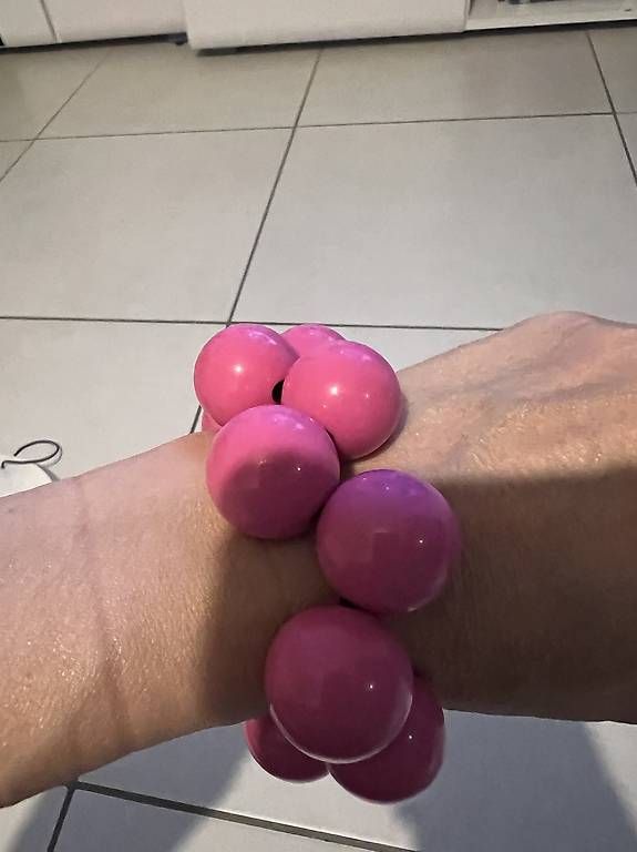 Bracciali & Braccialetti: Bracciale BALLSMANIA rosa acceso – Usato da Vacallo venduto da cri_h27b 3