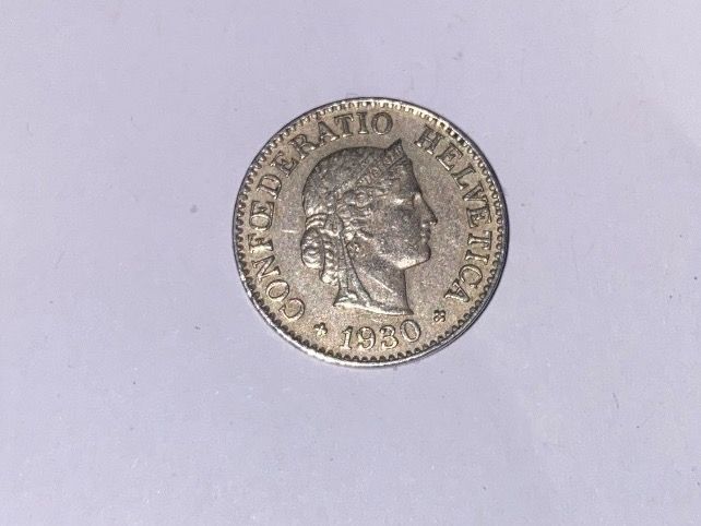 Tutti le monete: 10 CENTIMES 1930 - SUISSE – Usato da Le Brassus venduto da cinema13