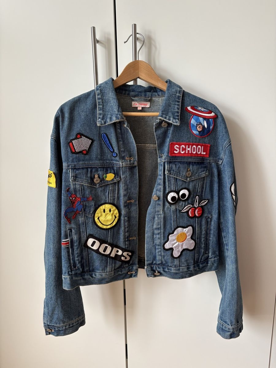 Giacche: Jean Jacket with patches – Usato da St. Gallen venduto da KatieEugster 1