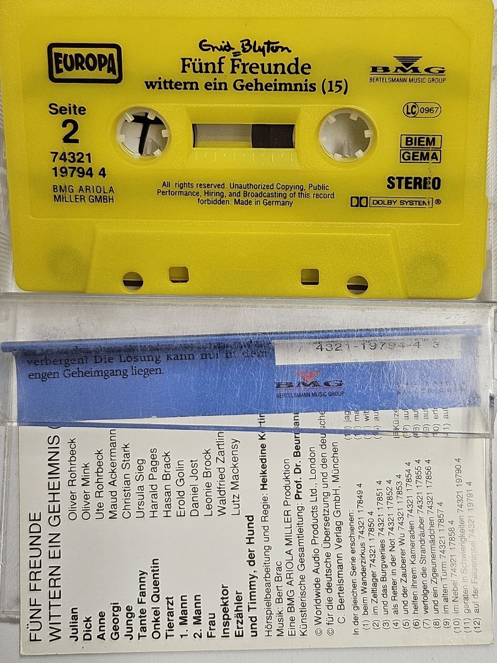 Musicassette: Fünf Freunde wittern ein Geheimnis / Kassette #WT18 – Usato da Oberdorf BL venduto da BaldenEagle 1
