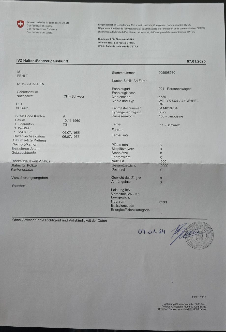Jeep Automobili: Scheunenfund!   Willys Jeep – Difettoso da Bäriswil BE venduto da aki_77w9 1