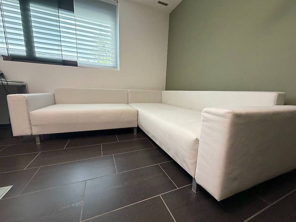 Sofas: Ecksofa / Schlafsofa mit Hocker – Gebraucht aus Hedingen von mon_br7r 1