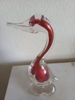 Vintage Murano Schwan handgemacht Sommerso Technik
