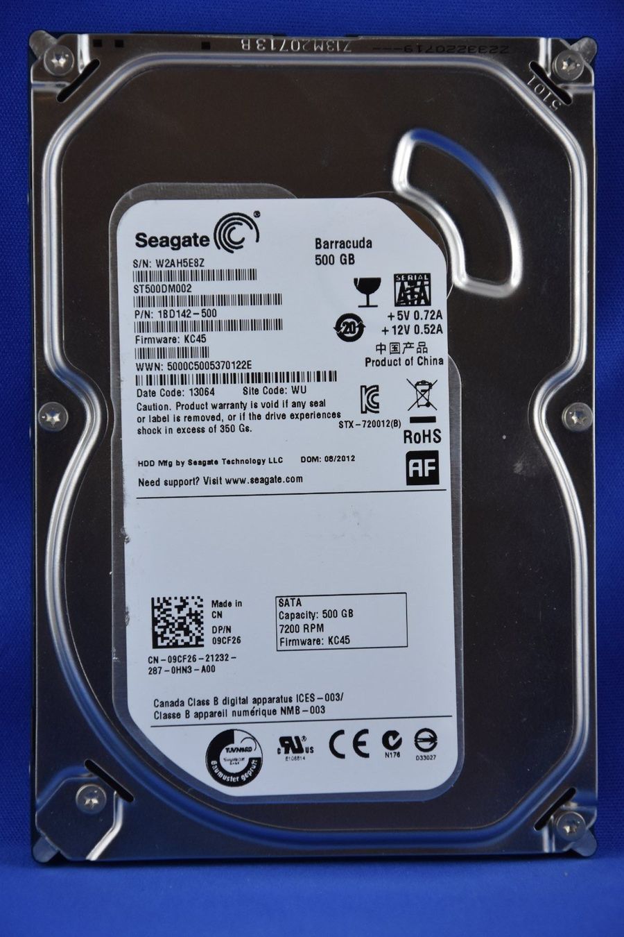 Seagate Dischi rigidi: Seagate 500GB Festplatte – Usato da Künten venduto da Arktisde