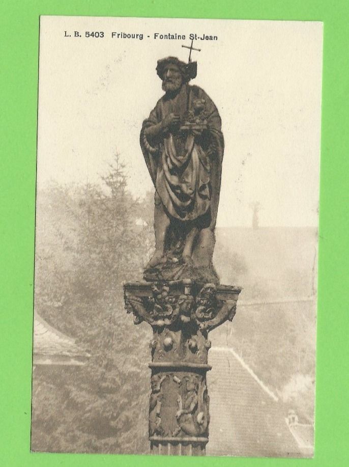 Cartes postales: Fribourg, Fontaine St.Jean – Neuf (Voir description) à Zürich par t24_de
