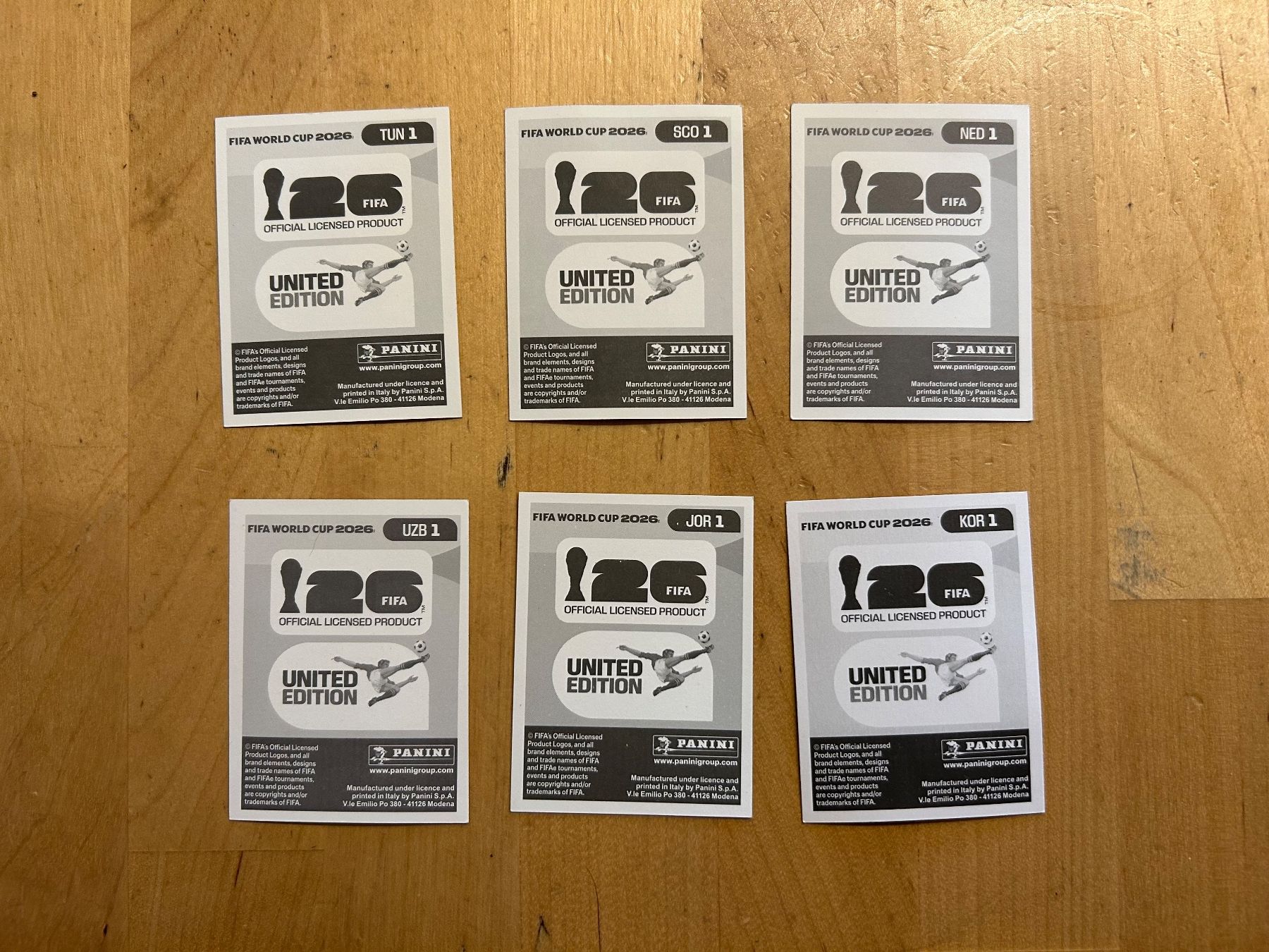 Panini Cartes à collectionner: 6x Panini WM 2026 Stickers Set – D'occasion à Meienried par janosch7 1