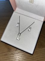 Swarovski-Set Halskette und Ohrringe